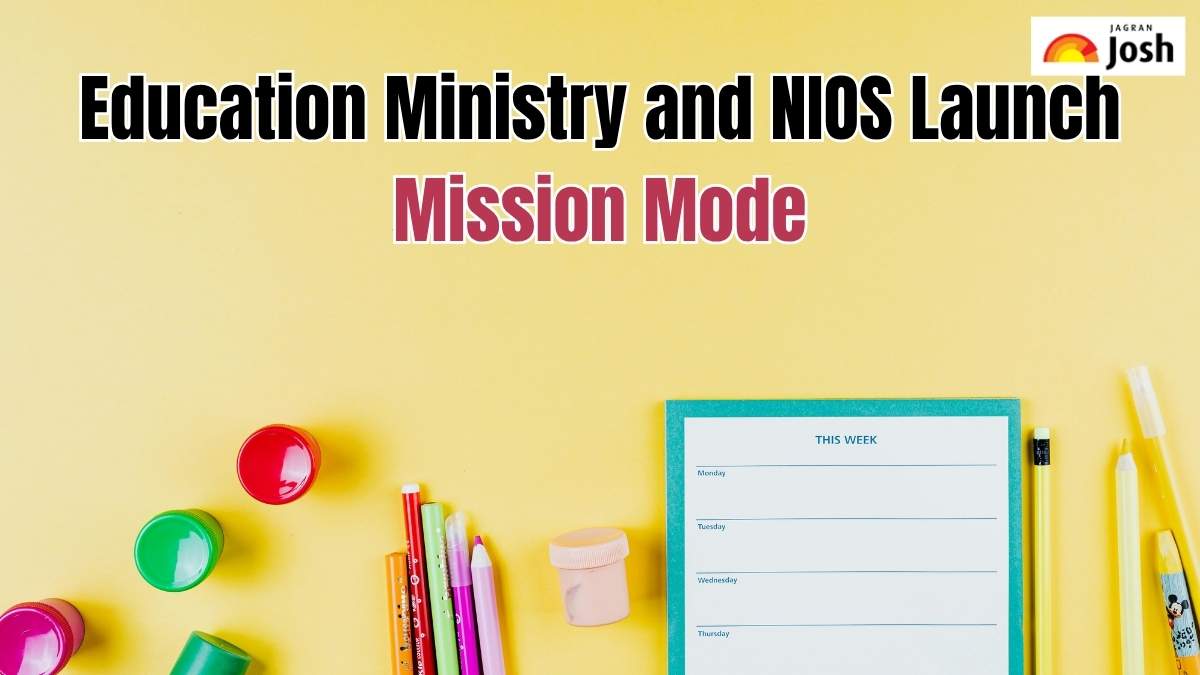 Education Ministry and NIOS launch mission mode plan to re-enroll 2 ...