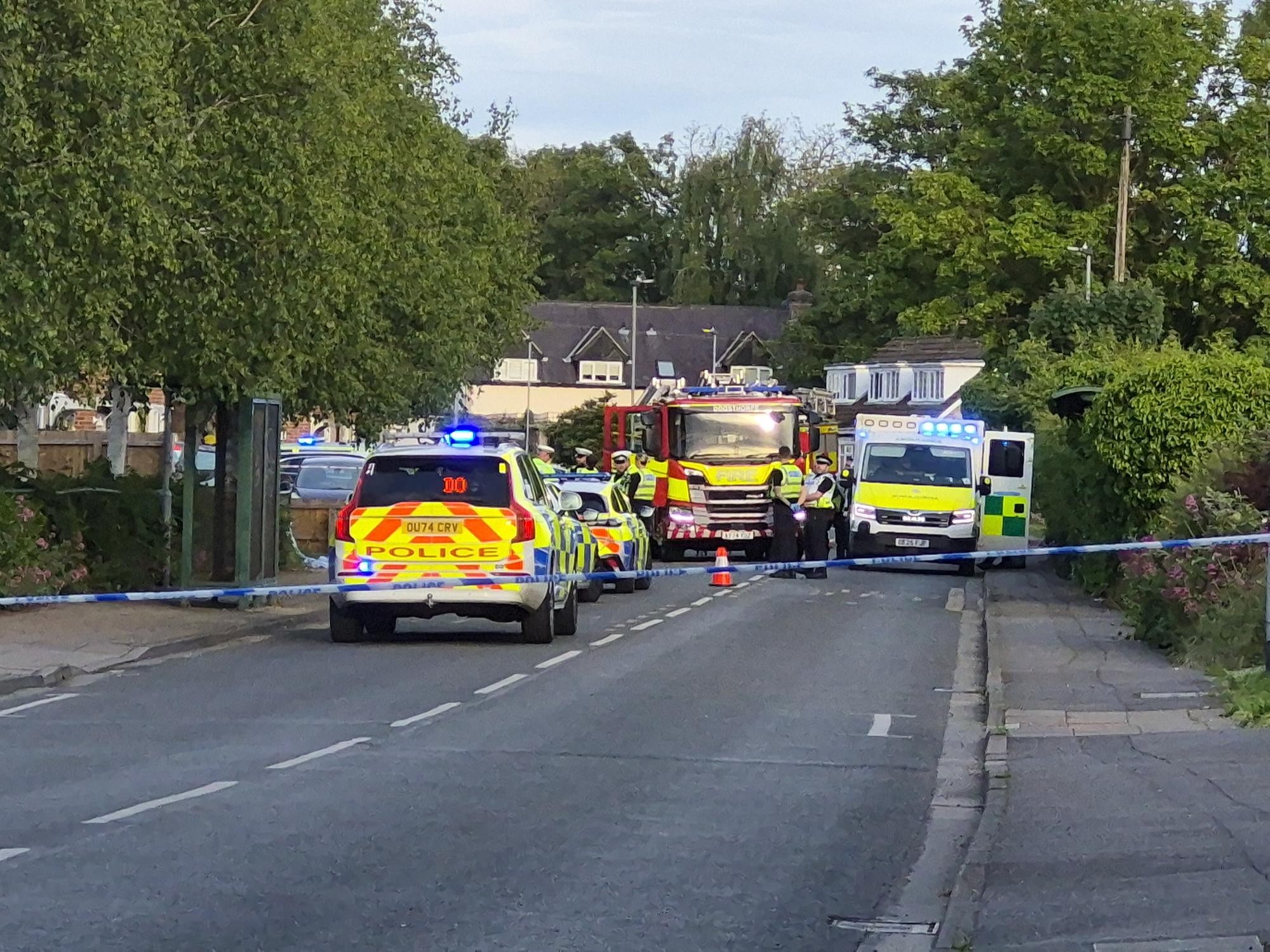 Air ambulance responds after car crashes into house in Paston Ridings
