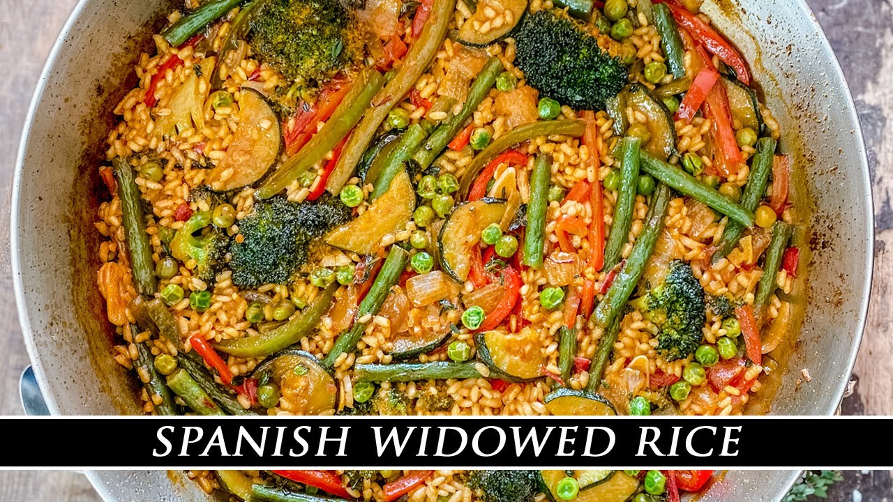 Spanish widowed rice: Traditional arroz viudo recipe with simple ...