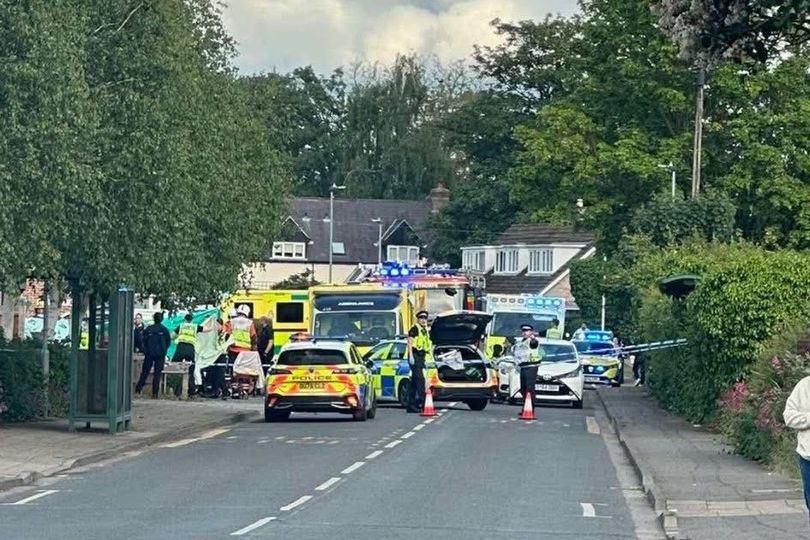 Two people seriously injured after car crashes into house