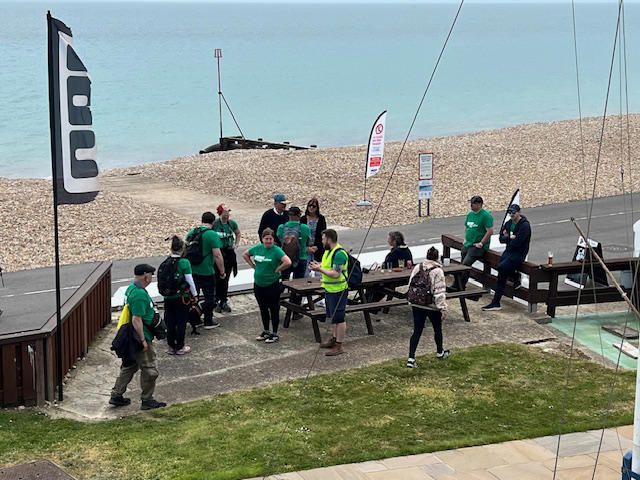 Bognor Regis Sailing Club supports Stonepillow fundraiser trek