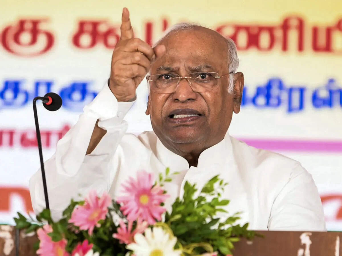 Congress president Mallikarjun Kharge slams Modi govt, says it failed ...