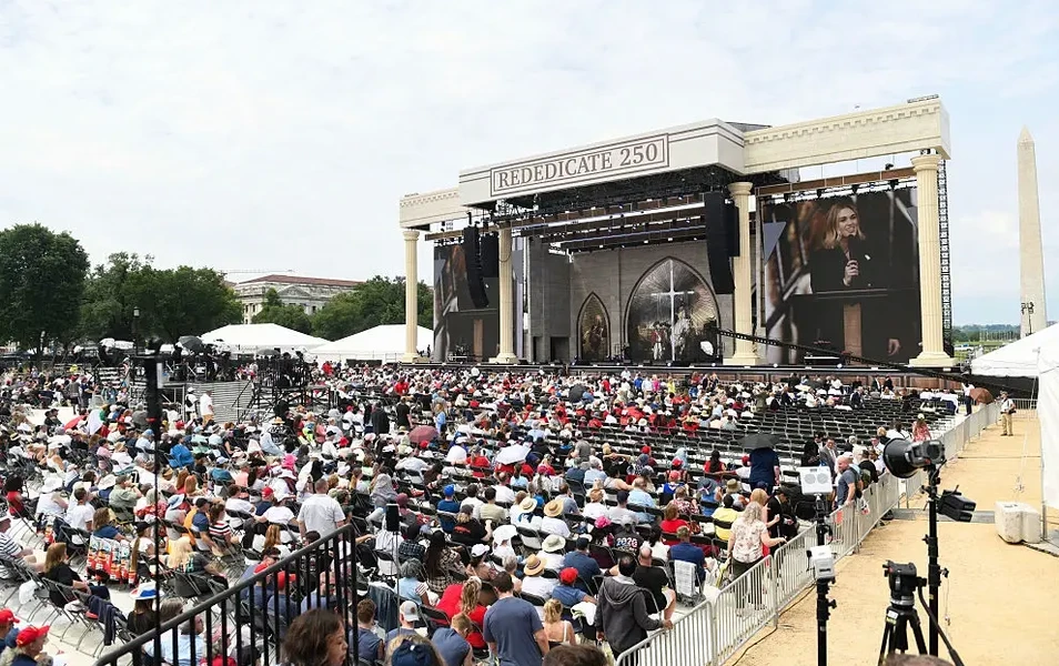 Franklin Graham's fiery speech fuels 'Rededicate 250' backlash