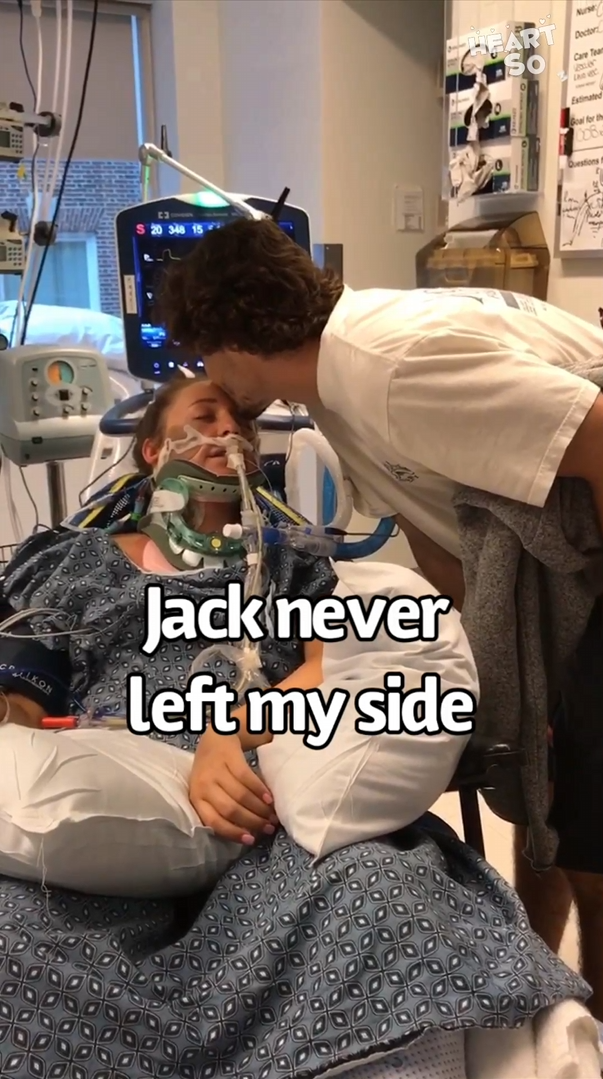 Loyal boyfriend stands by his partner through life changing challenges