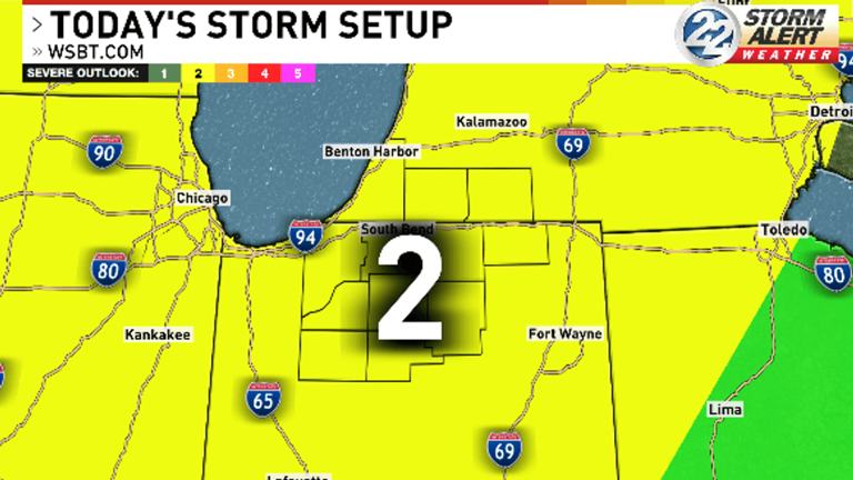 Severe thunderstorm watch issued ahead of strong afternoon storms Monday