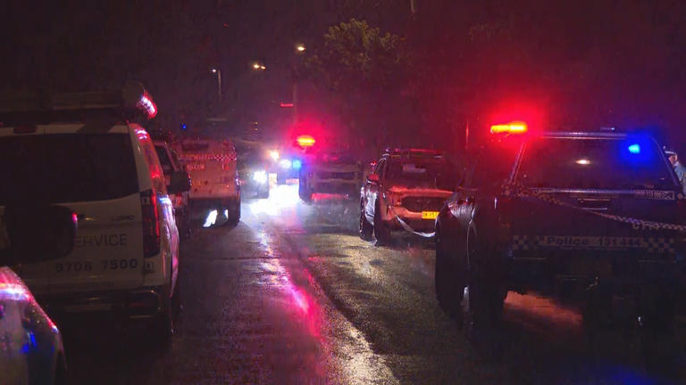 Emergency services were called to a home in Campbelltown about 7.50pm today.