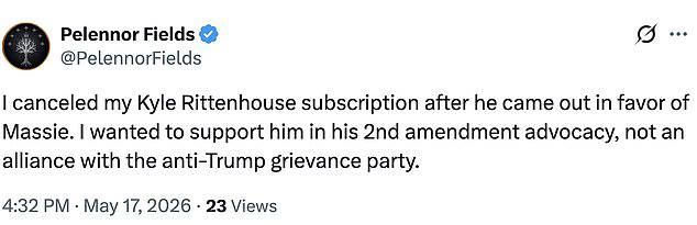 Kyle Rittenhouse gets huge blowback from MAGA after supporting anti ...