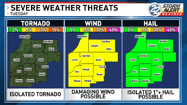Severe thunderstorm watch issued ahead of strong afternoon storms Monday