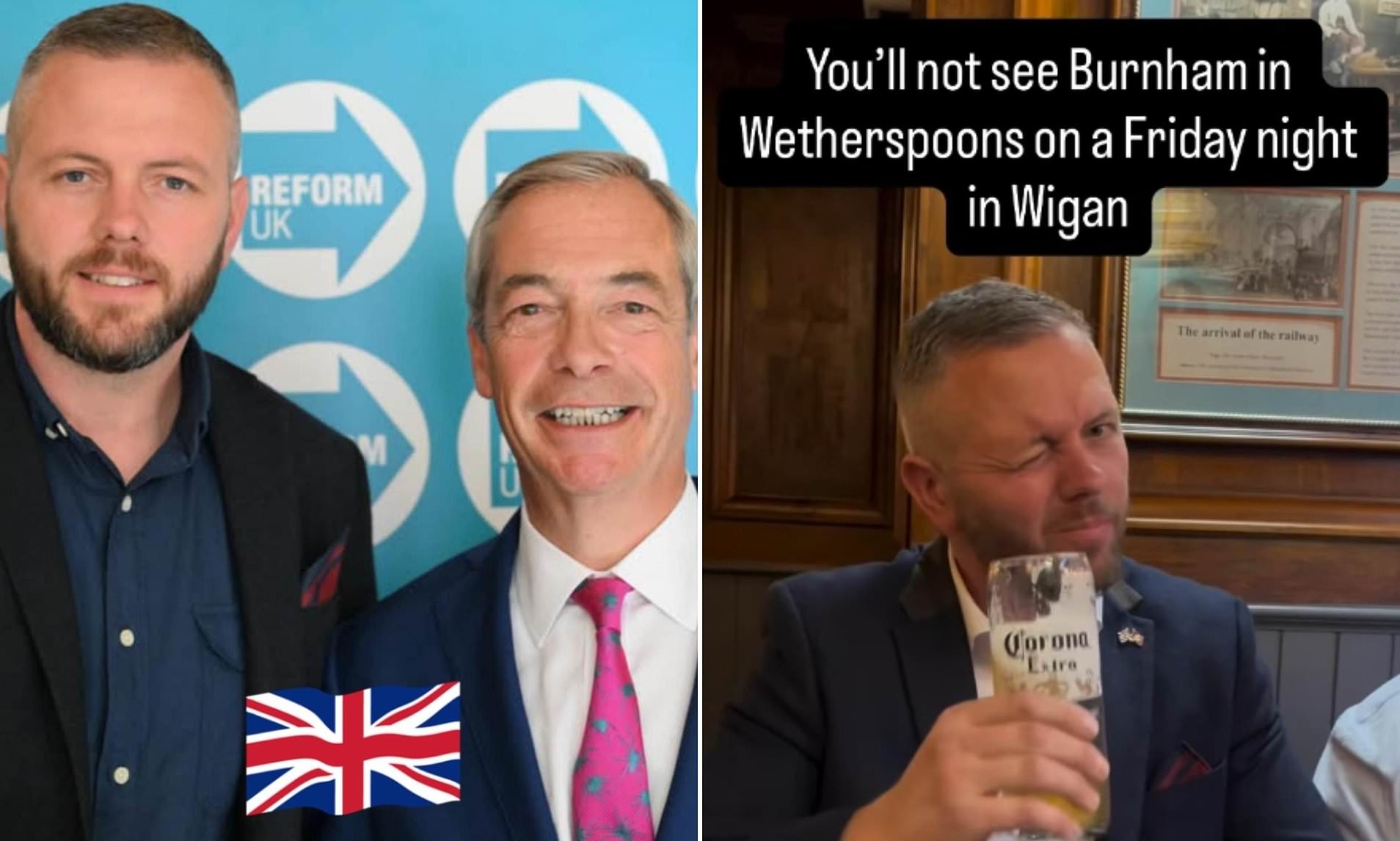 Reform poised to select plumber for by-election as Farage lashes out at ...