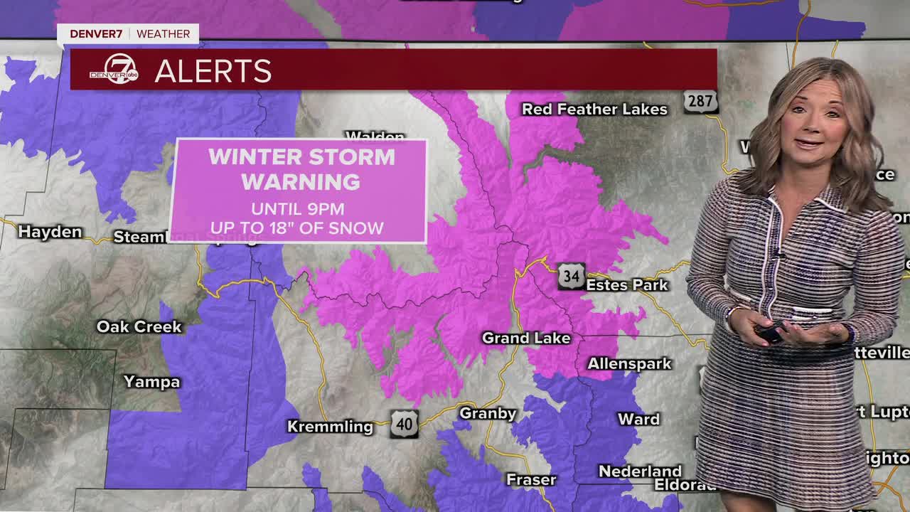 More snow and rain on the way for Colorado this week