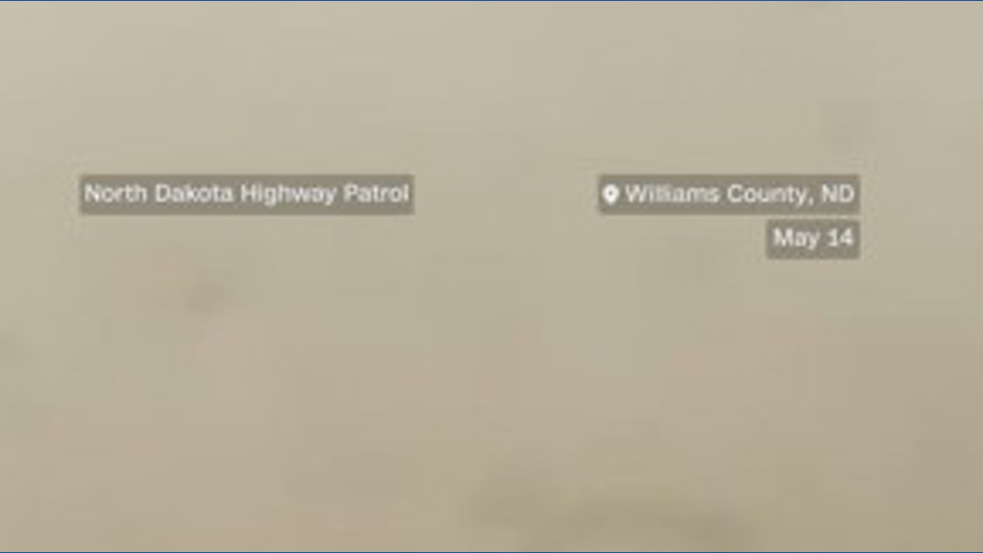 Blinding dust storm blows across North Dakota
