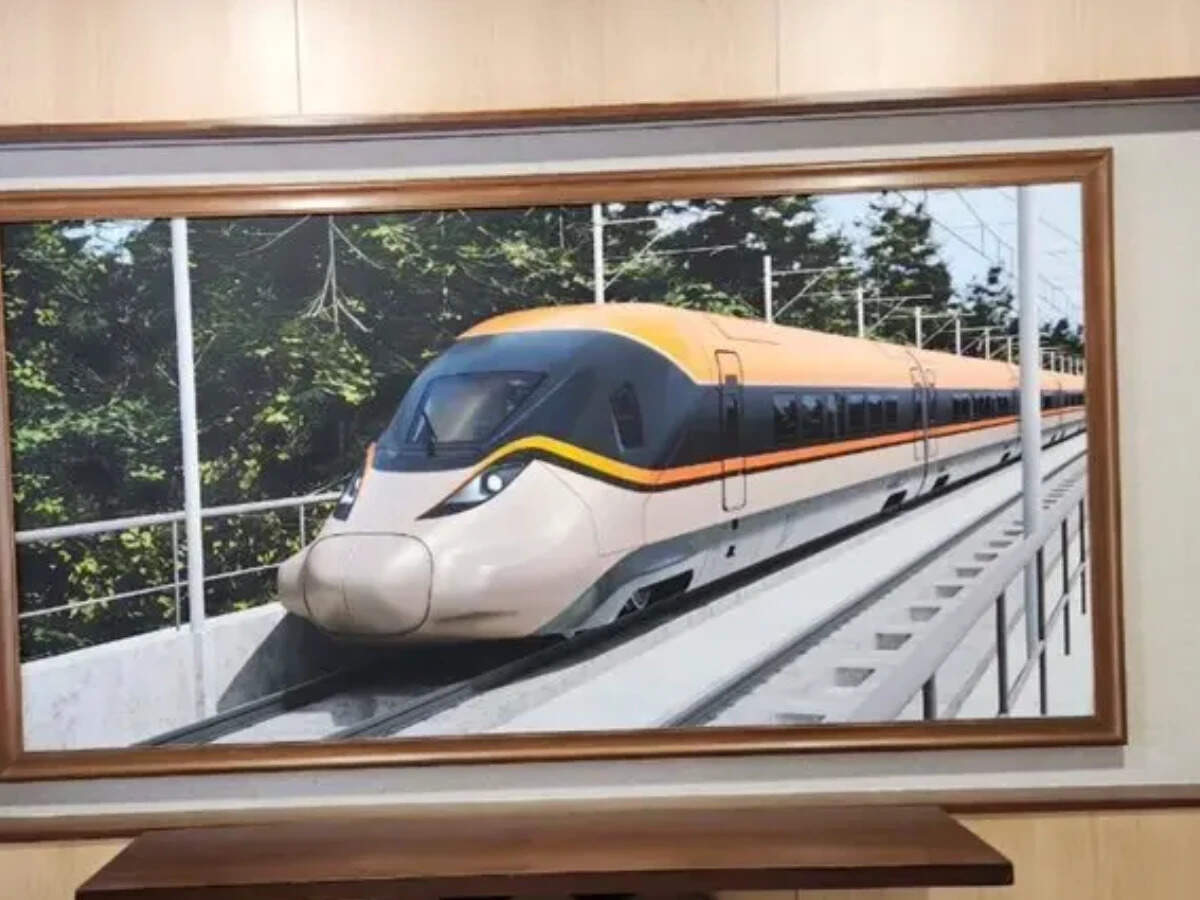 India reveals first glimpse of bullet train