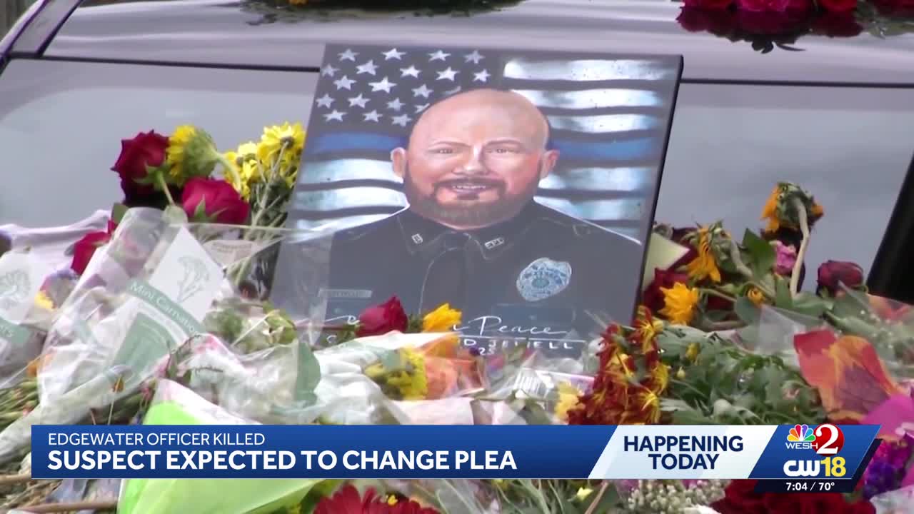 Edgewater officer’s accused killer to change plea in court hearing