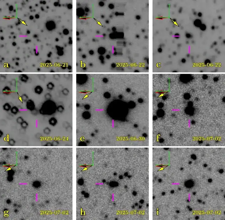 Astronomers uncover interstellar comet hiding in earlier telescope images