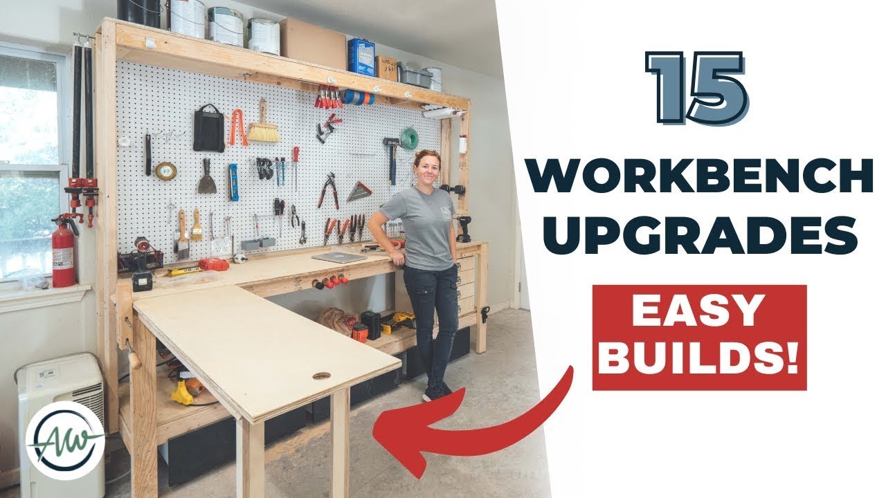 15 easy workbench upgrades for better storage
