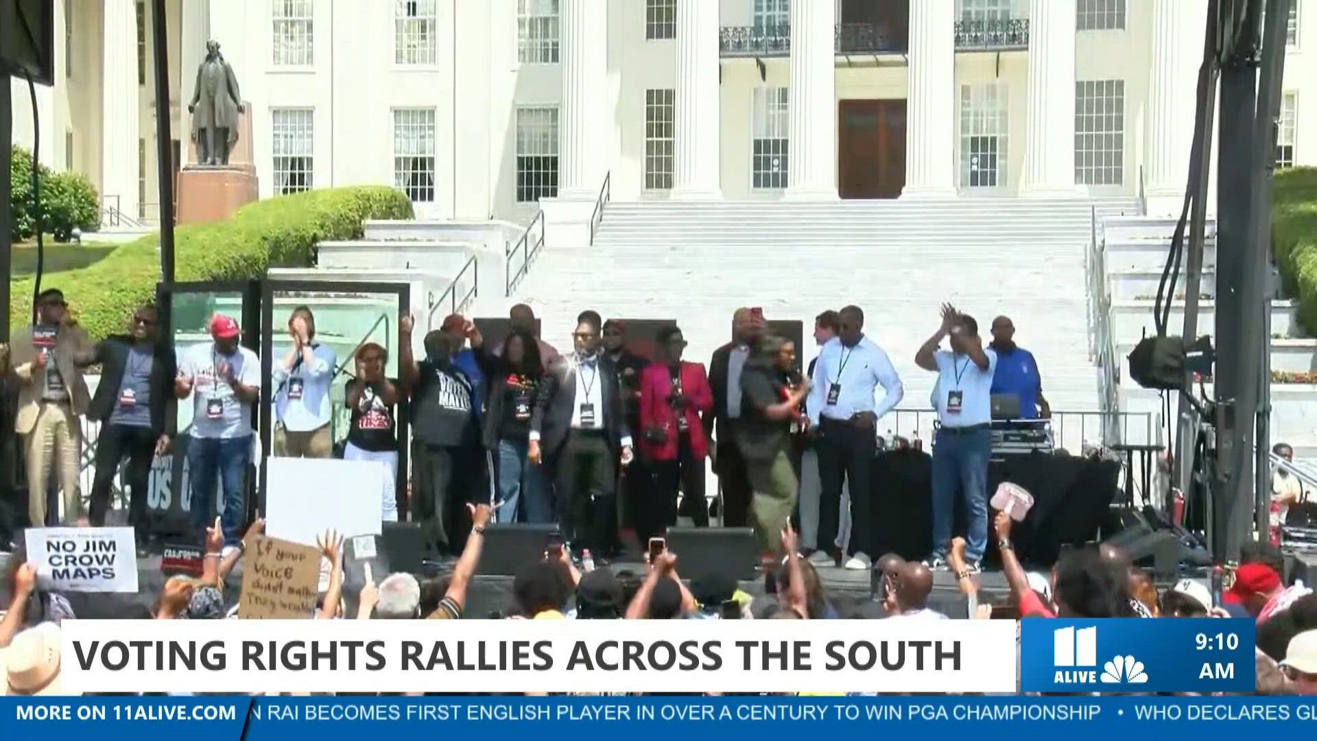 Voting rights protests held across the country