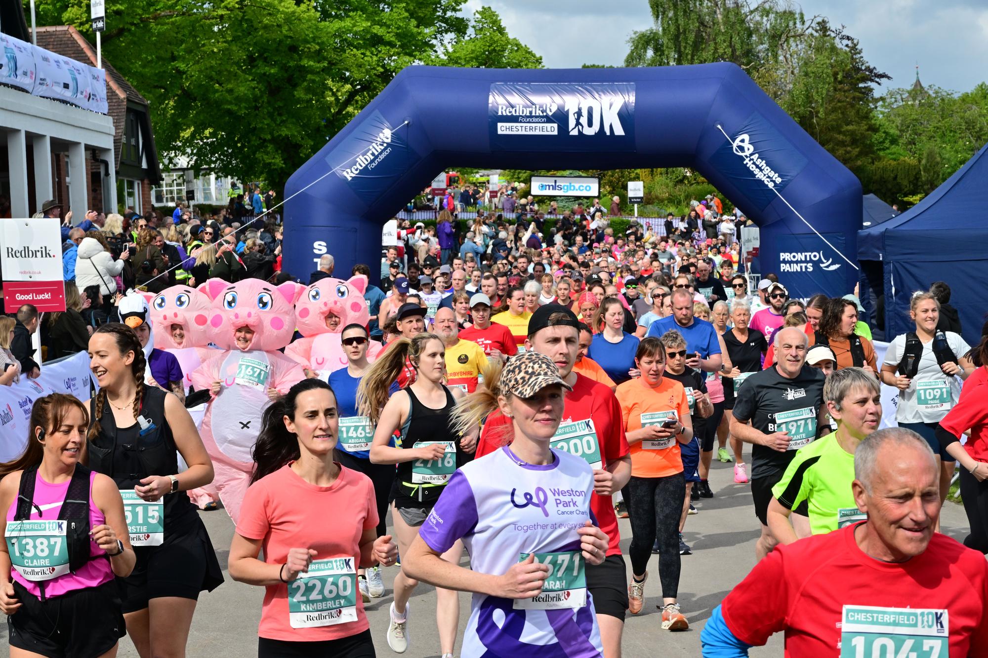 In pictures: Record-breaking Redbrik Foundation Chesterfield 10K ...