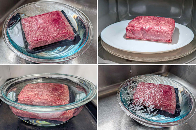 I tested every popular way to thaw ground beef — the best method is clear