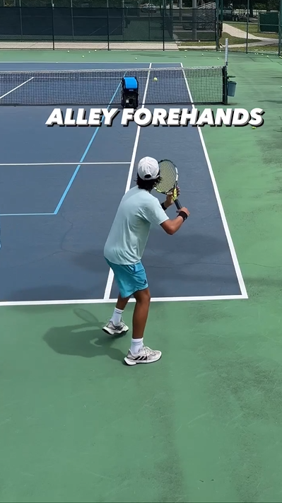 Mastering the alley forehand angles