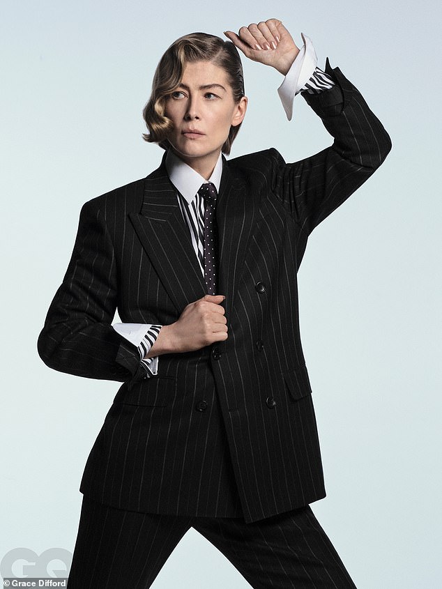 Rosamund Pike praises her rarely-seen partner as she reveals how they ...