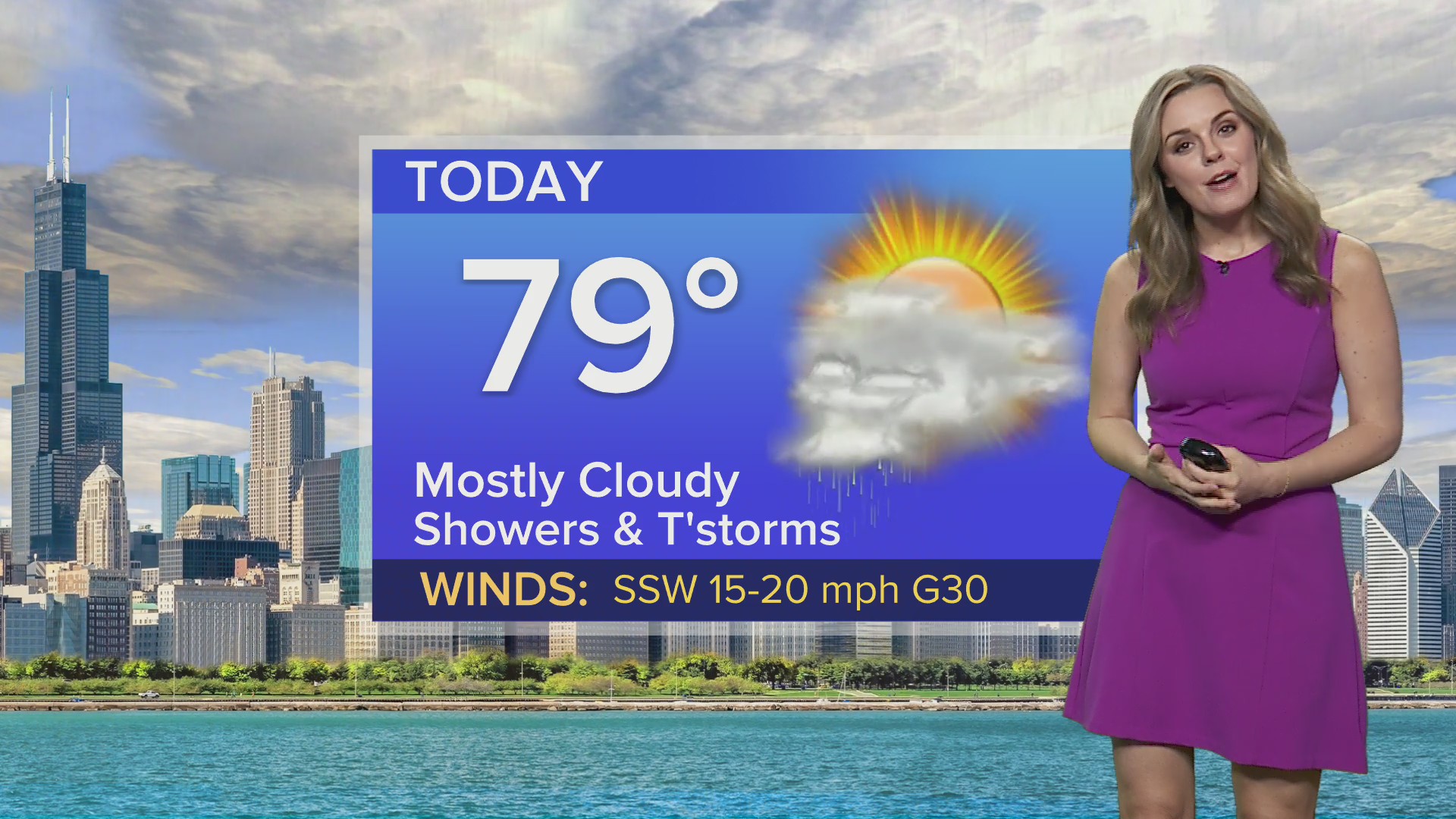 Monday forecast: Warm, humid and stormy start to the work week around ...