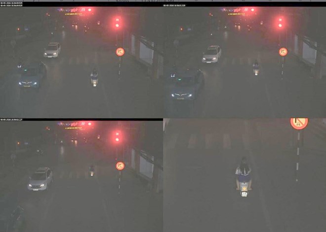 Nhiều chủ xe máy vi phạm không thoát khỏi camera phạt nguội