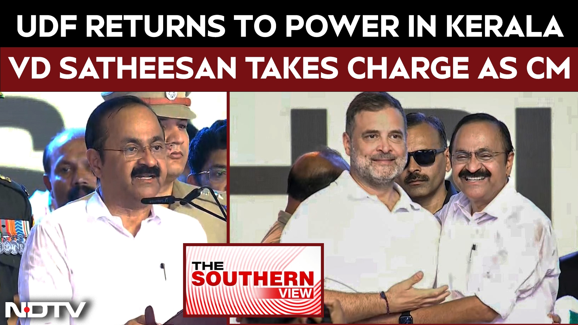 VD Satheesan Takes Charge As Keralam CM | Political Row Over ...