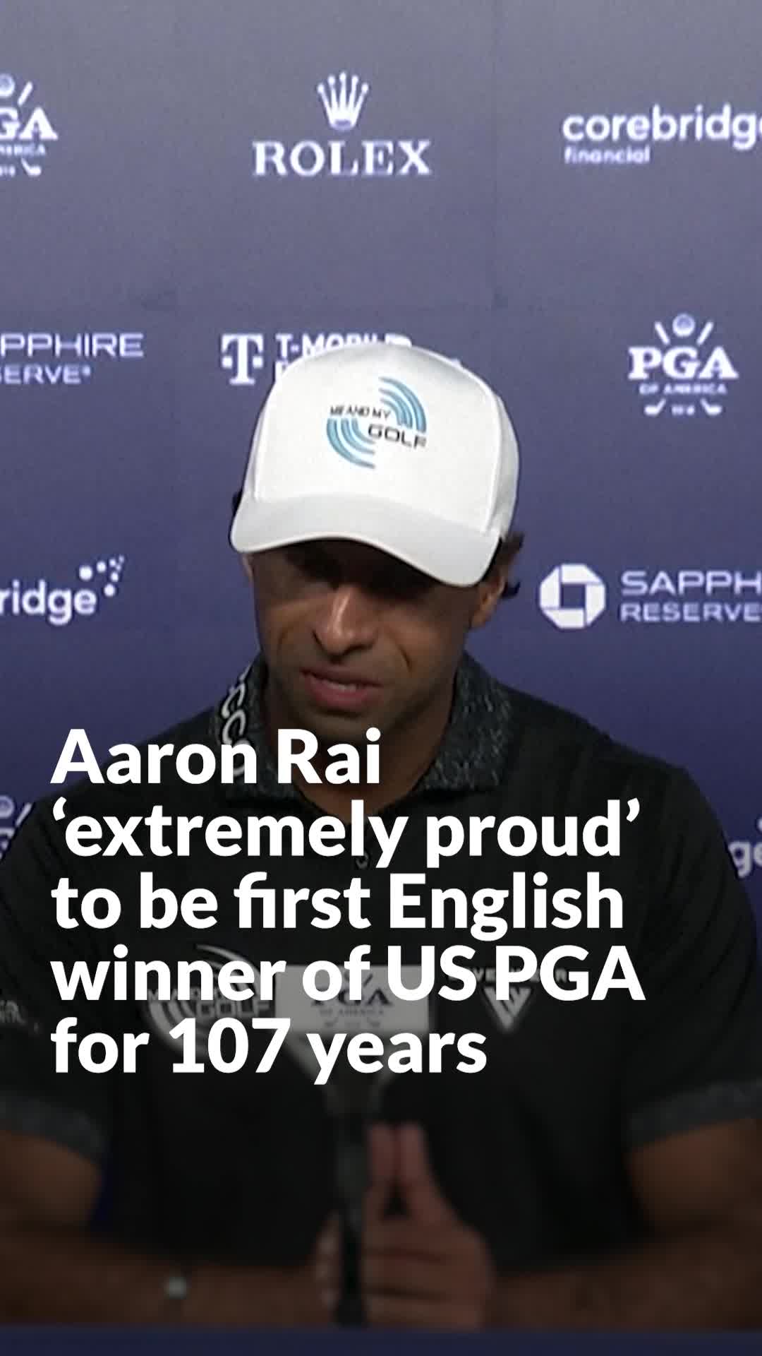 Aaron Rai 'extremely proud' to be first English winner of US PGA for ...