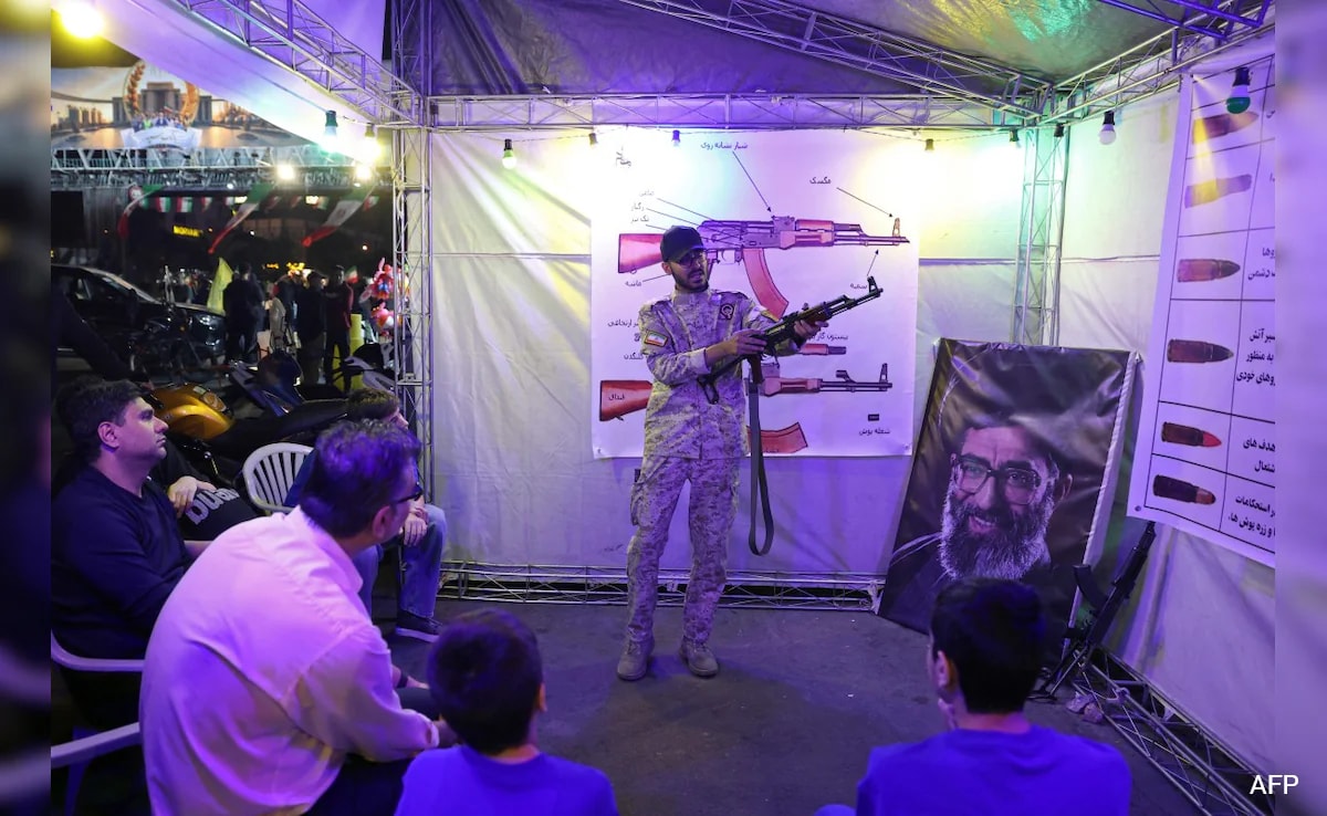 Video: Anchor fires AK-47 on live TV as Iran gives weapon training to  civilians