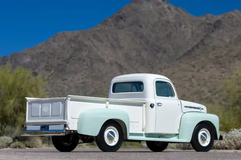 Restored 1952 Ford F-2 pickup heads to auction with Flathead V8 and ...