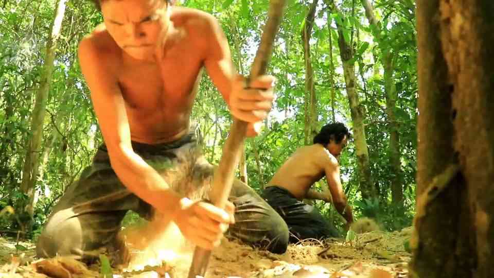 Watch them spend days digging until the water slide starts going wrong