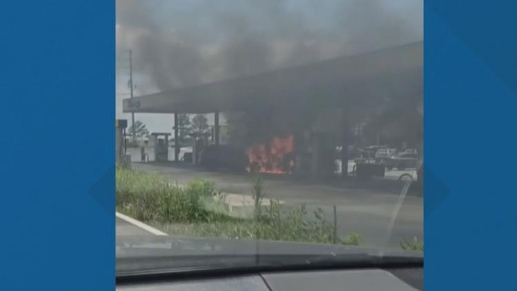 Possible road rage incident led to fire at Richland County gas station ...
