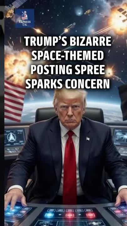 Trump’s wild AI-generated space-themed posting spree