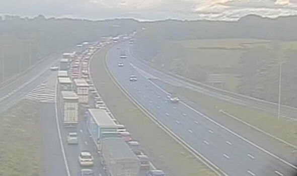 M56 traffic: Person airlifted to hospital after horror crash as ...