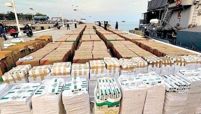 smuggle cigarettes Navy seizes P526 million smuggled cigarettes