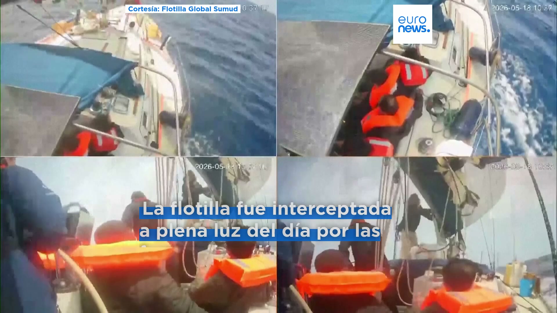 Israel intercepta frente a Chipre una flotilla rumbo a Gaza con entre ...
