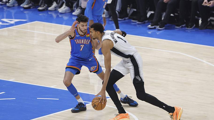 OKC Thunder-Spurs matchup features two of the NBA's best rim protectors