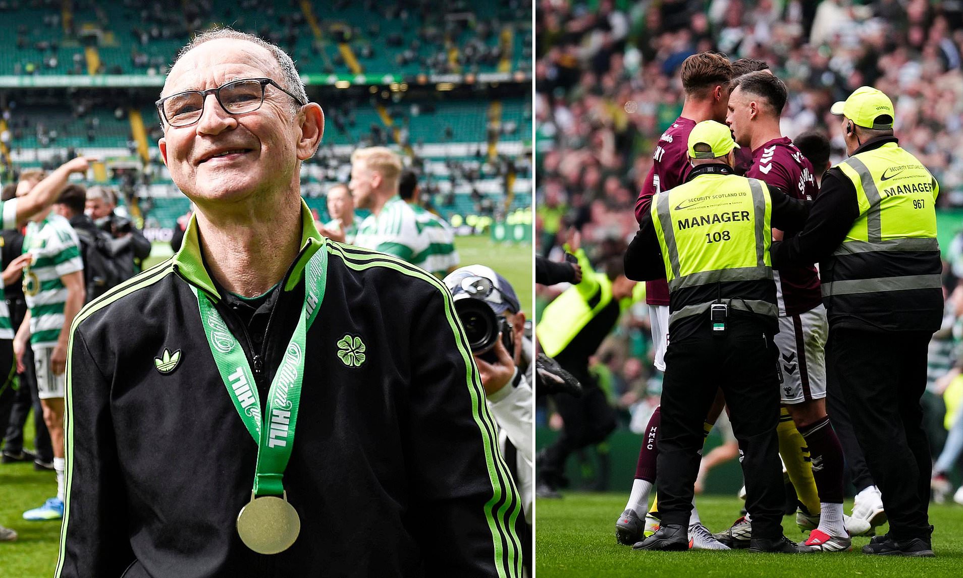 Martin O'Neill plays down Celtic Park pitch invasion despite club apology to Hearts