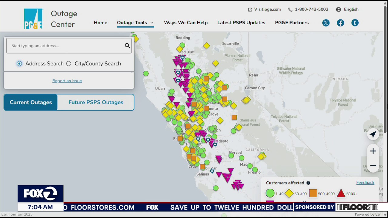 High winds cut off power for thousands in Bay Area
