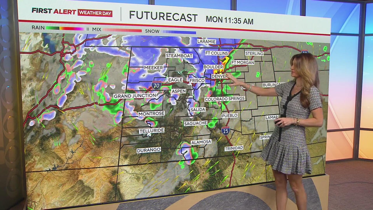A cool, wet start to the week with snow in the mountains and rain for ...