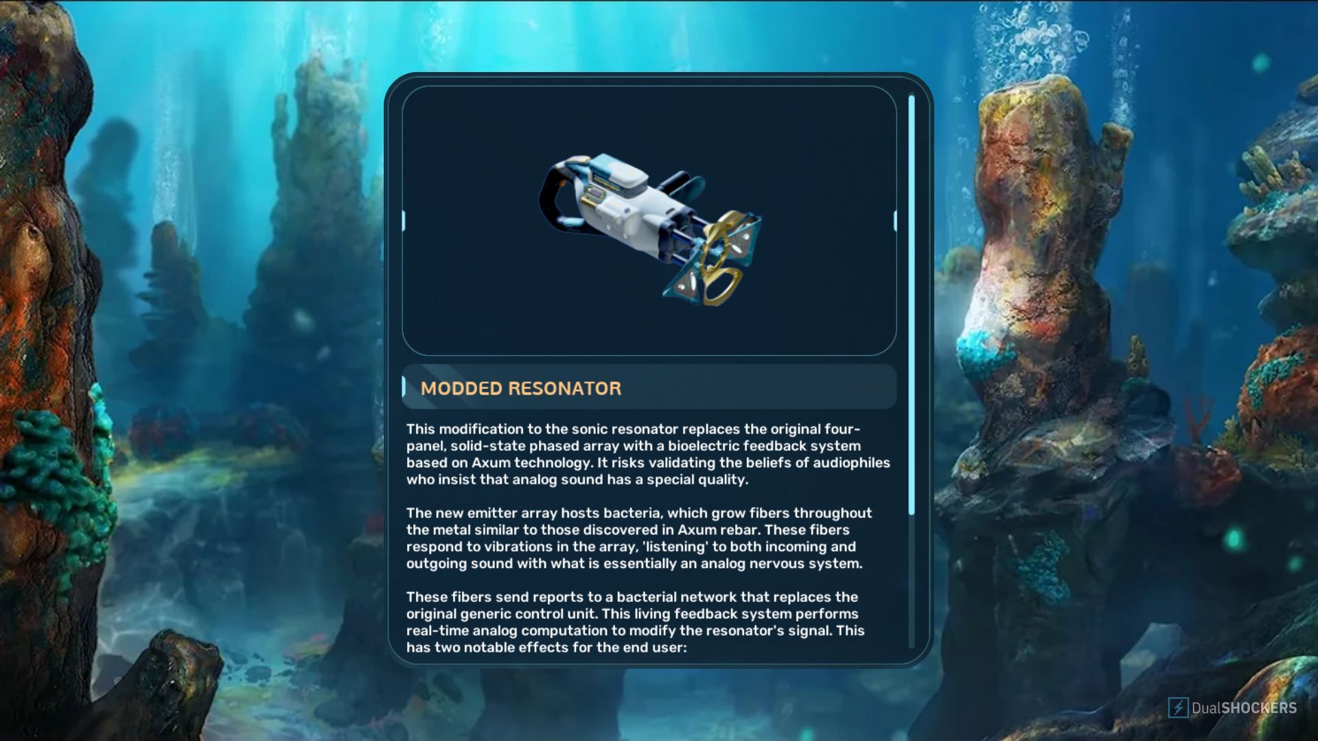 How to craft the feedback resonator in Subnautica 2