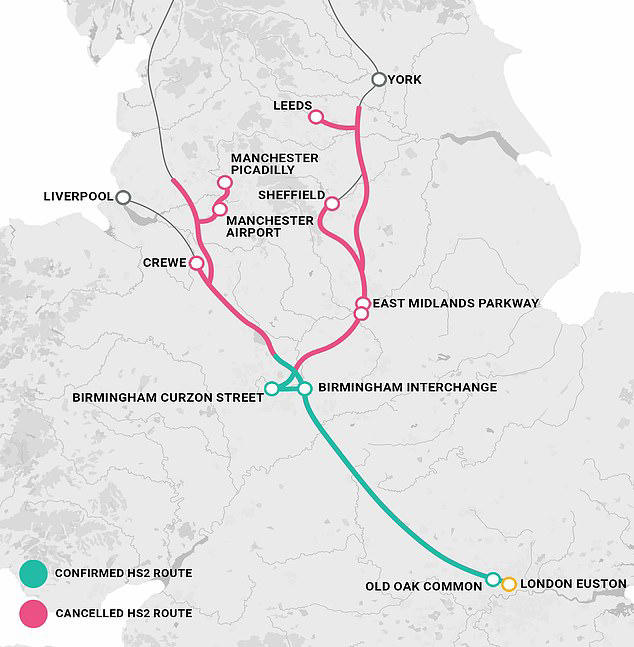HS2 could cost £100billion despite being scaled back - triple the ...