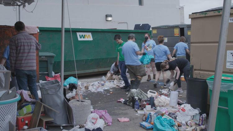 From trash to treasure | UT team puts campus move-out trash on display