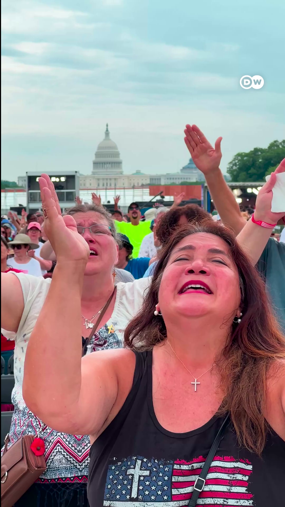 Trump-backed religious rally in Washington, DC