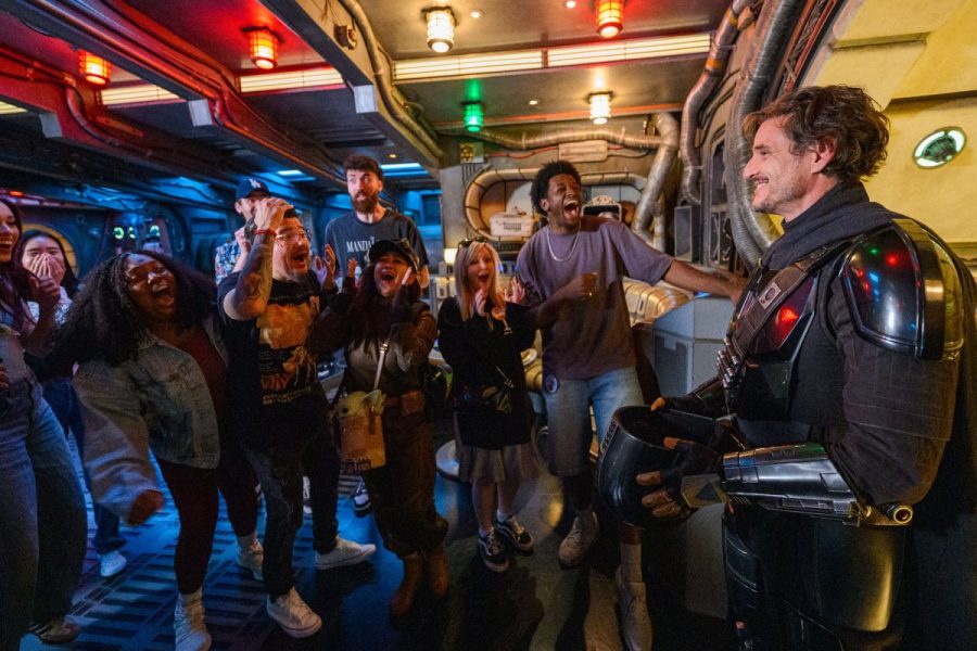 Pedro Pascal surprises 'Star Wars' fans at Disneyland