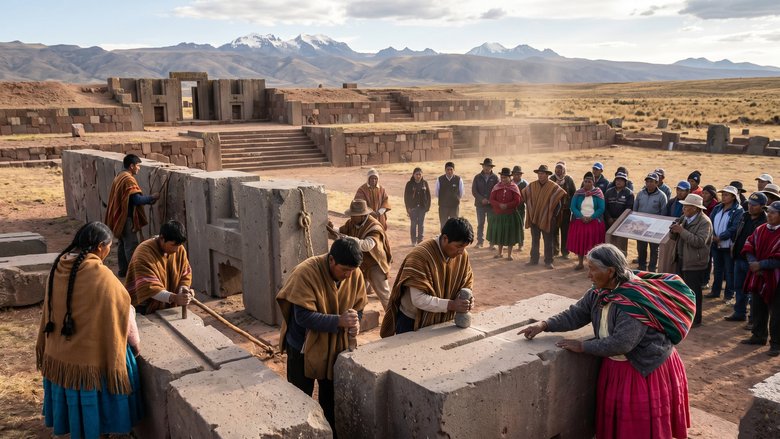 An advanced city built at 13,000 feet - and no one knows how