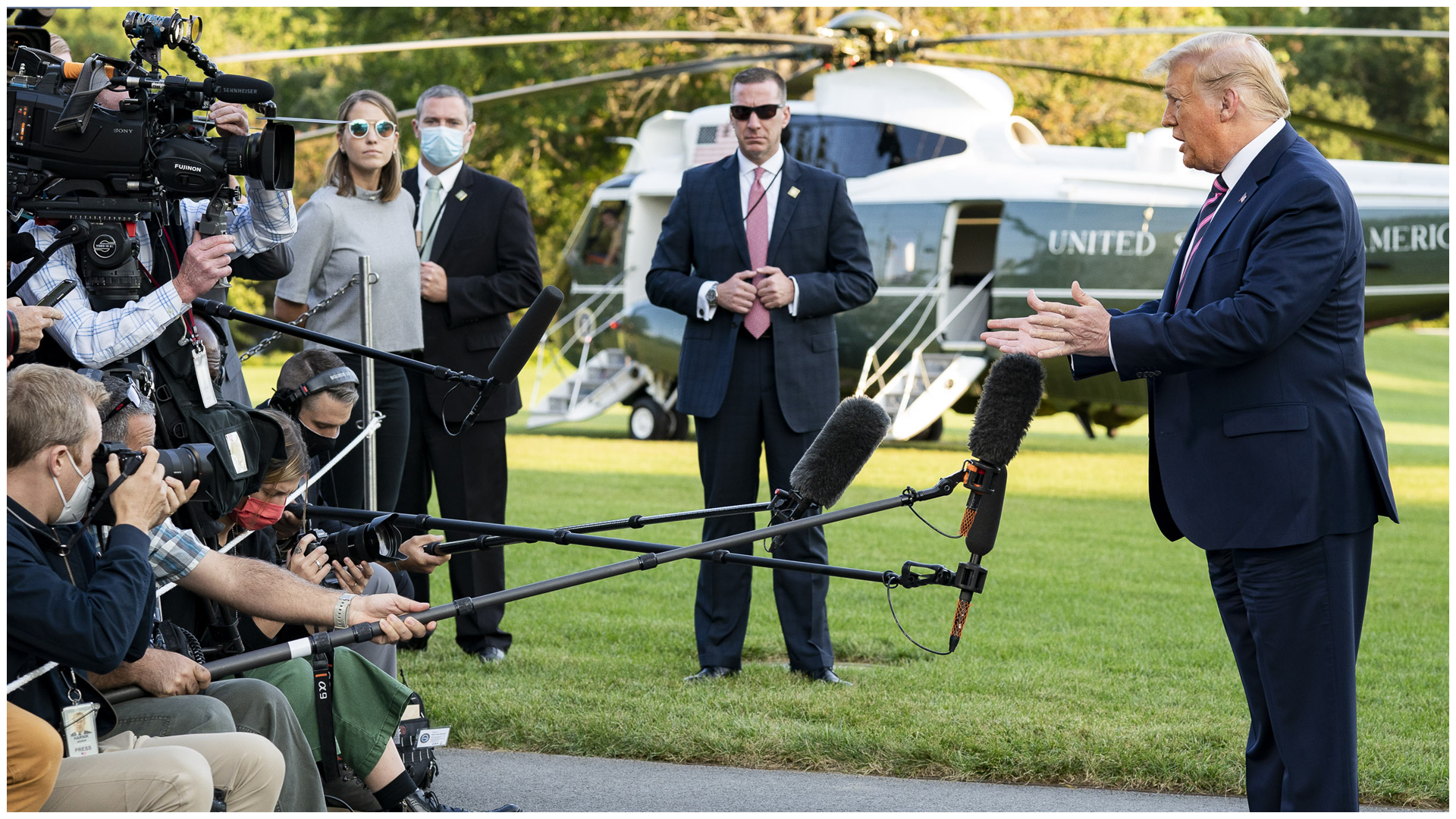 Donald Trump reportedly backs major White House helipad addition for ...
