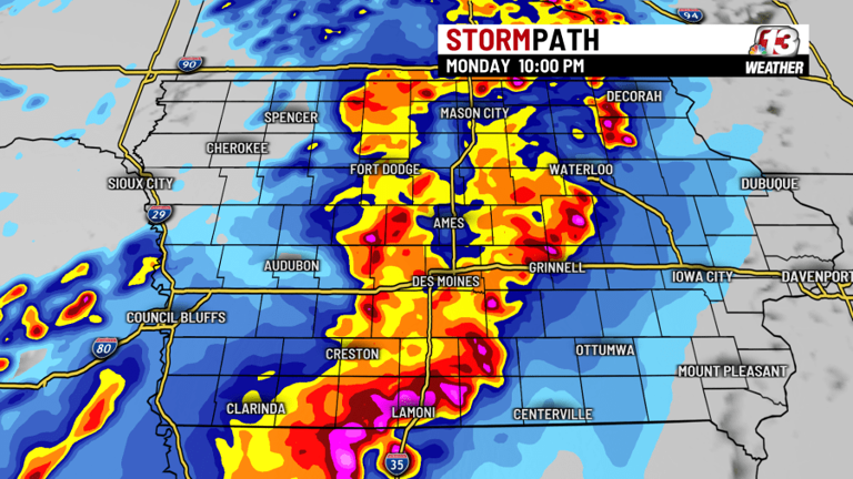 More severe storms and tornadoes possible in central Iowa tonight