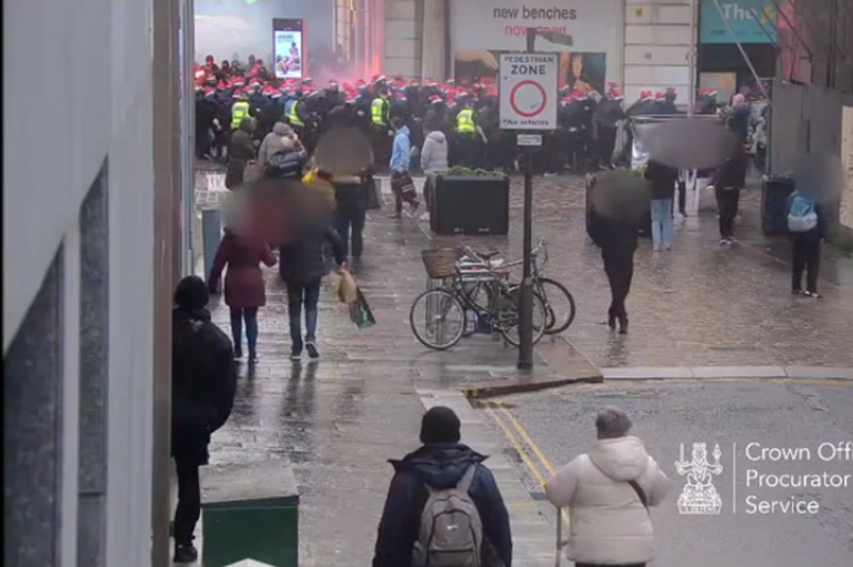 Four jailed over violent Old Firm riot that left Glasgow shoppers ...