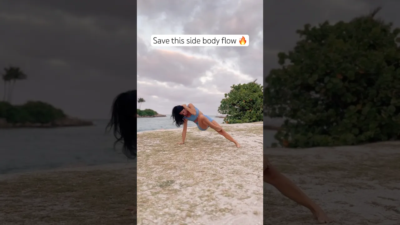 Stretch and strengthen your side body with this flow 🔥